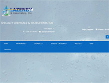 Tablet Screenshot of lazenby.net